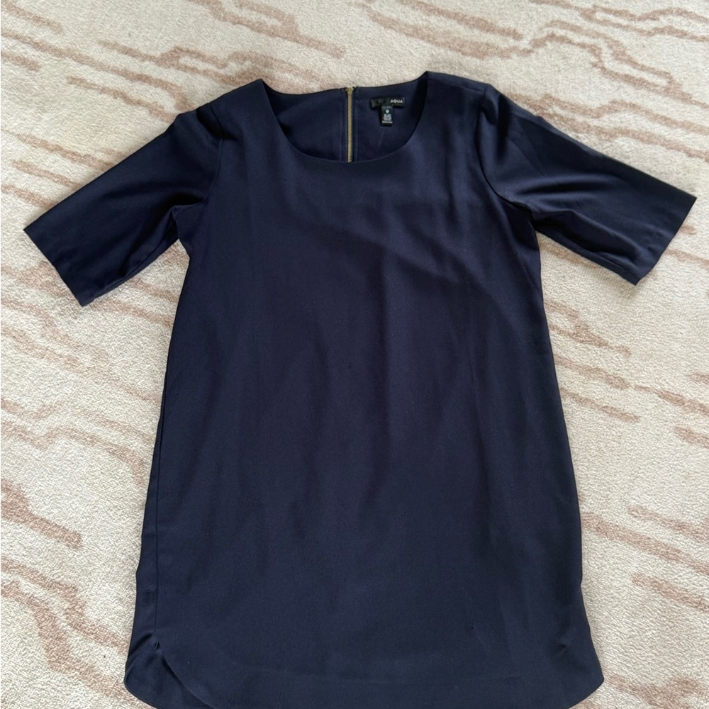 Bloomingdale’s Navy Blue Mini Dress